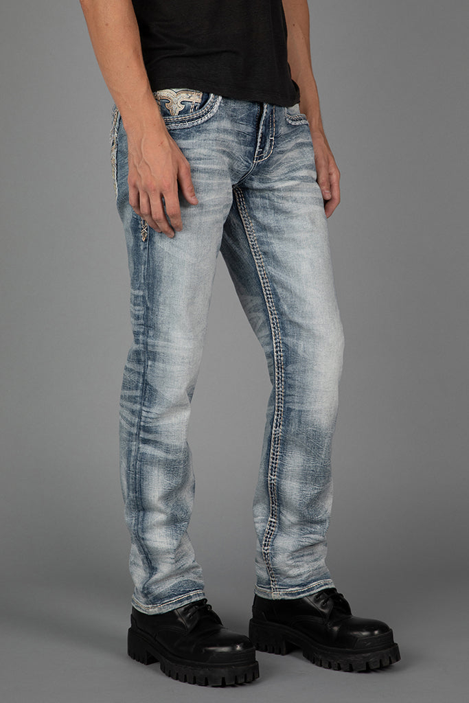 Meyrick Straight Jeans Back