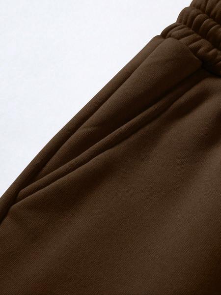 Two-Piece Set Men's Patchwork Drop Shoulder Pocket Sweatshirt & Letter Print Drawstring Sweatpants, Regular Fit Casual Fashion Cozy Round Neck Long Sleeve Pullover & Elastic Waist Trousers for Daily Wear, Men's Outfits for Fall & Winter Two-Piece Set Men's Patchwork Drop Shoulder Pocket Sweatshirt & Letter Print Drawstring Sweatpants, Regular Fit Casual Fashion Cozy Round Neck Long Sleeve Pullover & Elastic Waist Trousers for Daily Wear, Men's Outfits for Fall & Winter