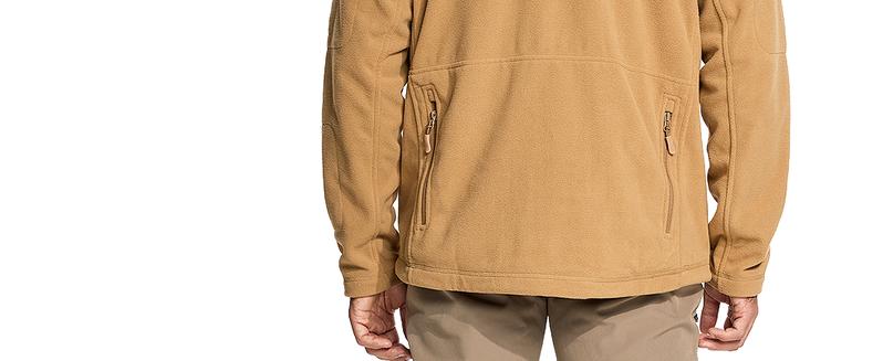 Men's Hoodie Fleece Jacket 6 Zip-Pockets Warm Winter Jacket Tactical Jacket