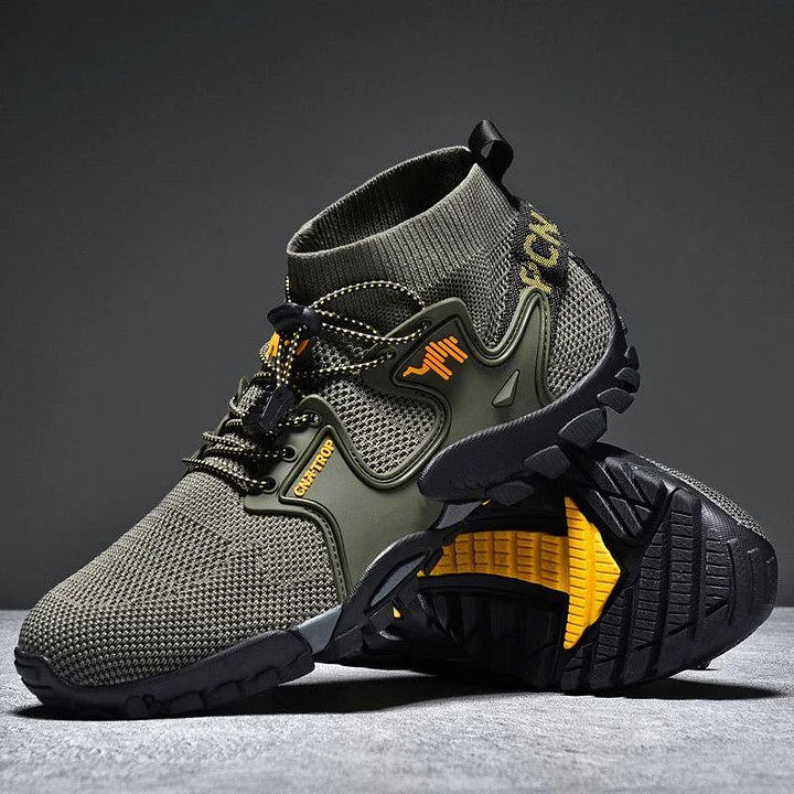 Portable Tied orthopedic hiking shoes