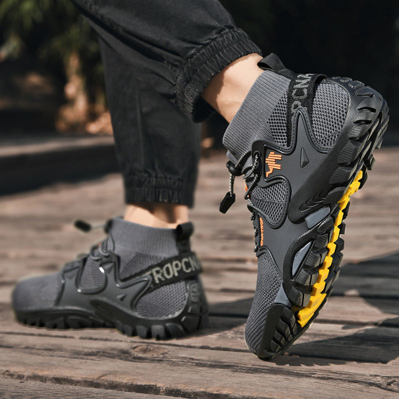 Portable Tied orthopedic hiking shoes