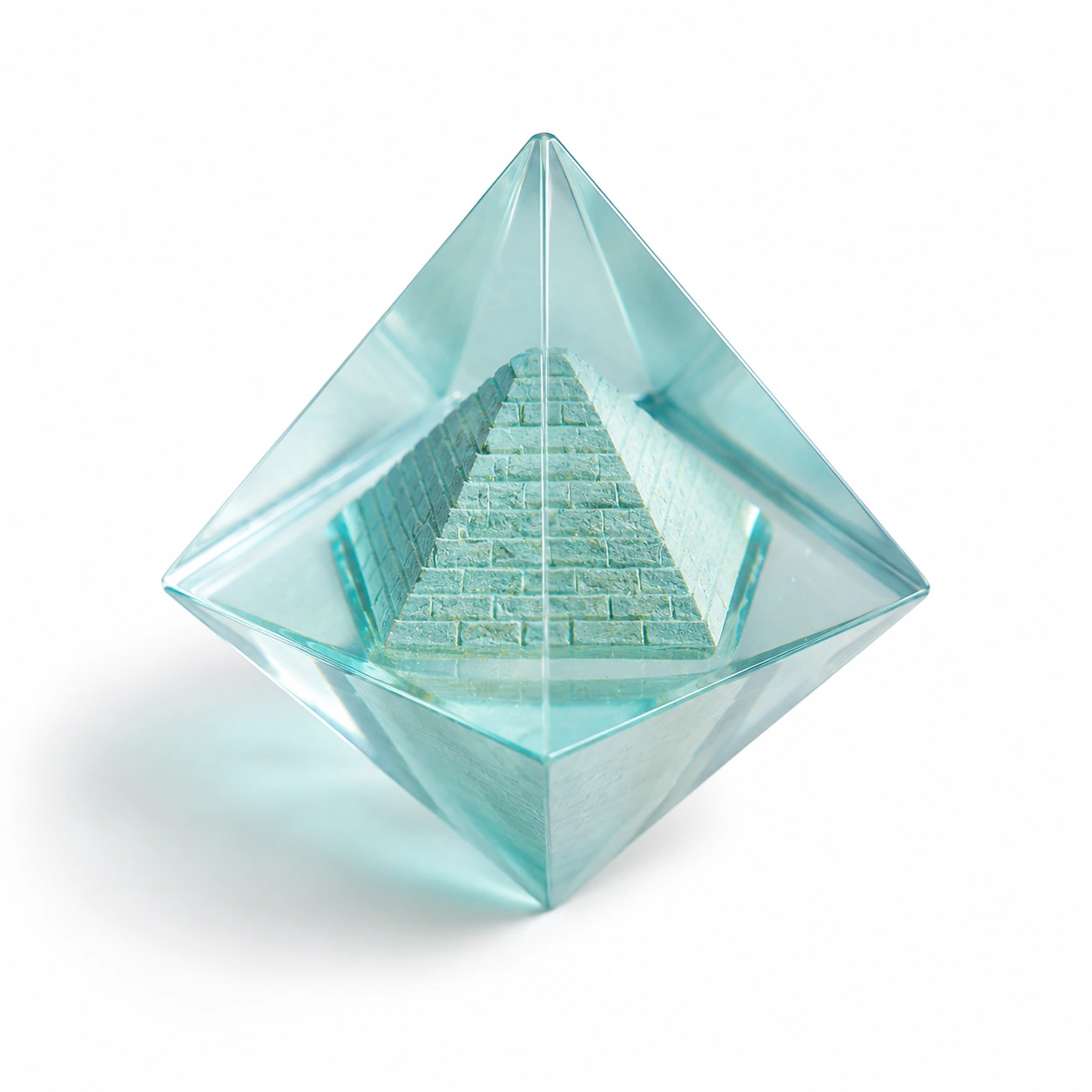 Kristall Pyramide Mint-Wohnelle