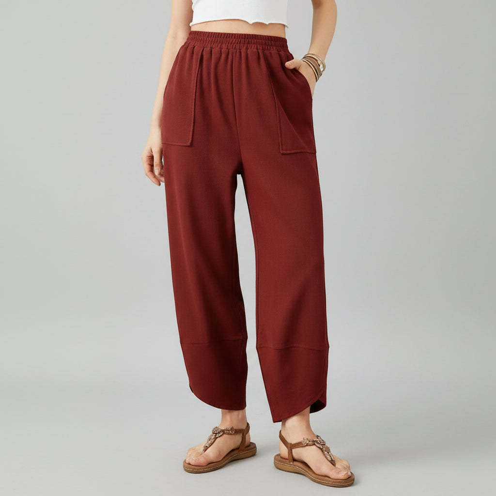 CLEARANCE SALE🔥Women Pants Casual Loose Fit Straight Leg Lightweight Summer Trousers