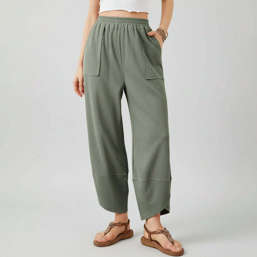 CLEARANCE SALE🔥Women Pants Casual Loose Fit Straight Leg Lightweight Summer Trousers