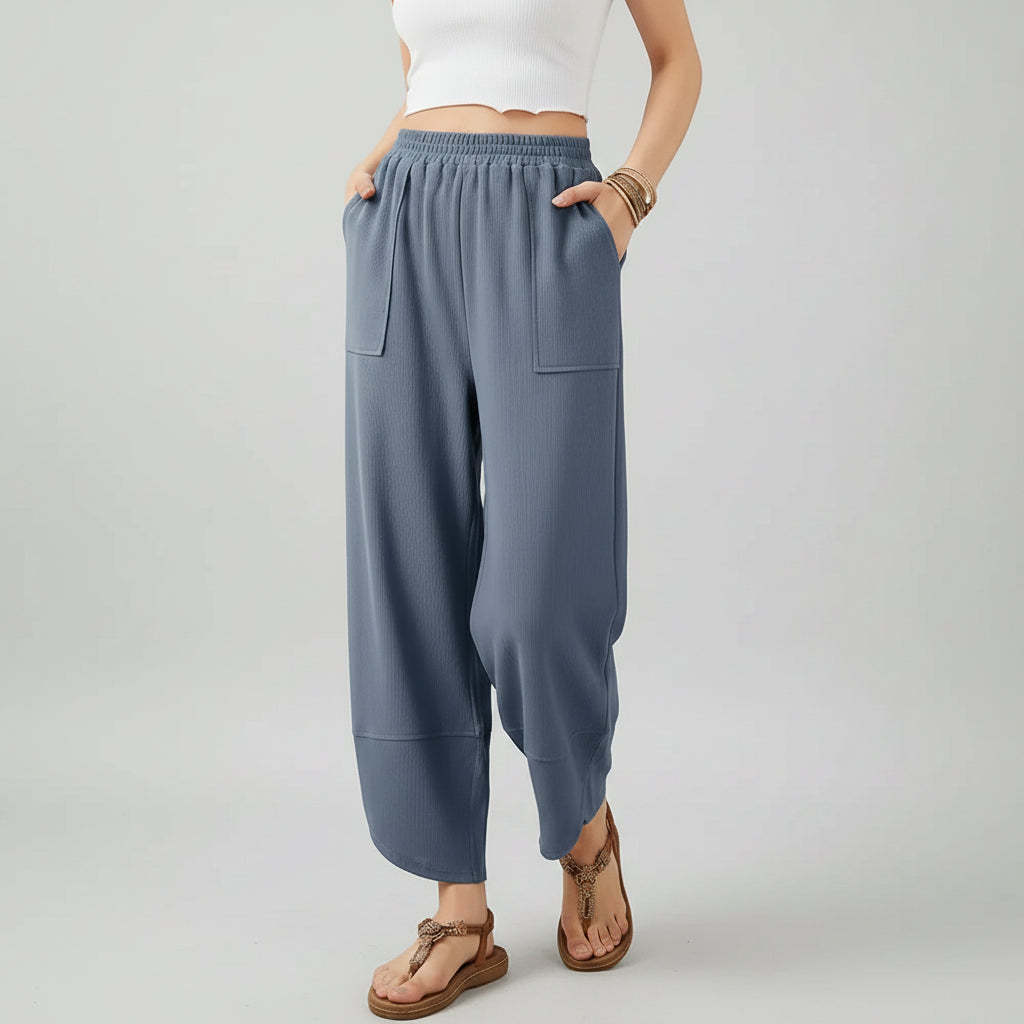 CLEARANCE SALE🔥Women Pants Casual Loose Fit Straight Leg Lightweight Summer Trousers