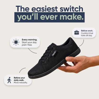 Men's Wide Toe Box Minimalist Barefoot Mesh Casual Sneakers