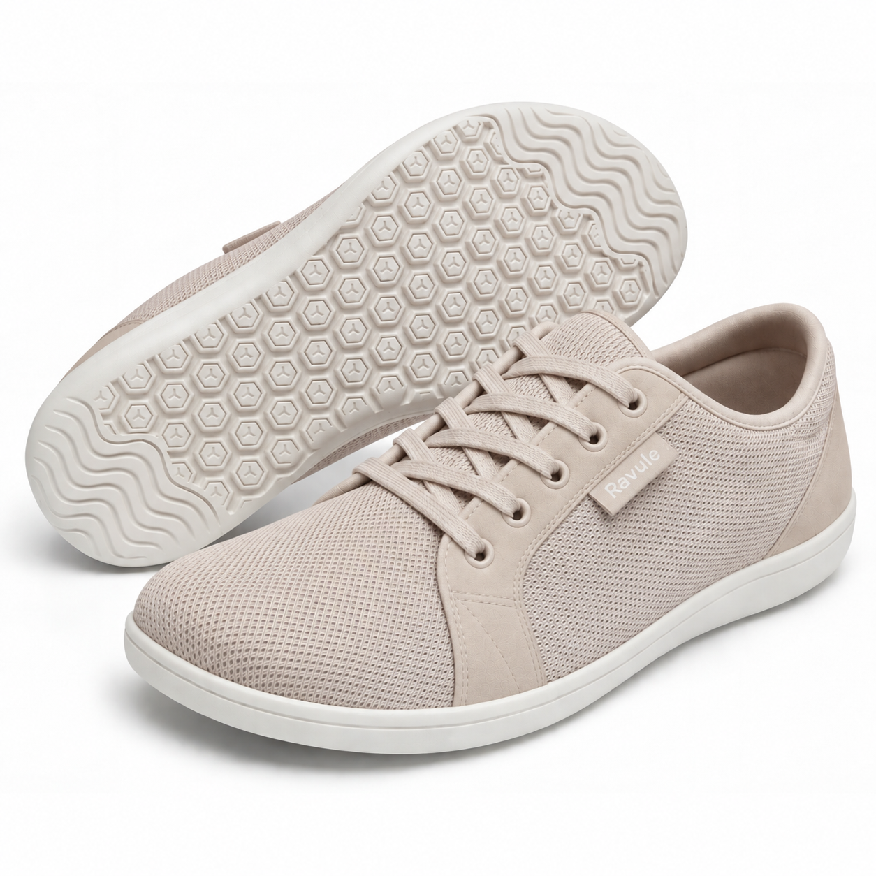 Men's Wide Toe Box Minimalist Barefoot Mesh Casual Sneakers