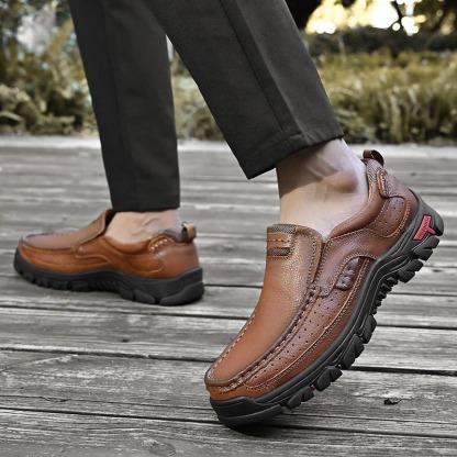 🌸🌸LAST DAY SAVE 49% -Men's Orthopedic Leather Slip-On Shoes ✨