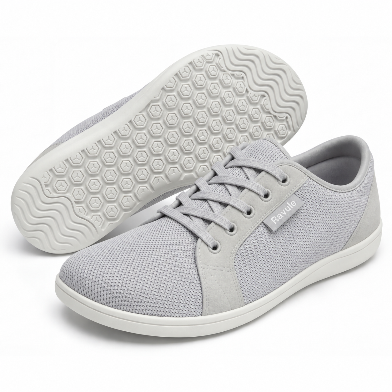 Men's Wide Toe Box Minimalist Barefoot Mesh Casual Sneakers