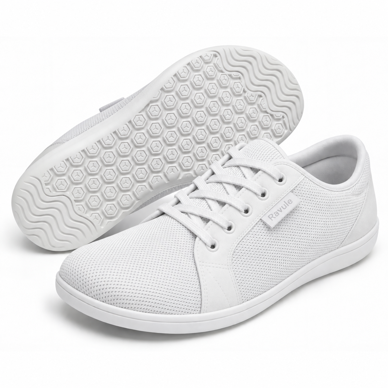 Men's Wide Toe Box Minimalist Barefoot Mesh Casual Sneakers