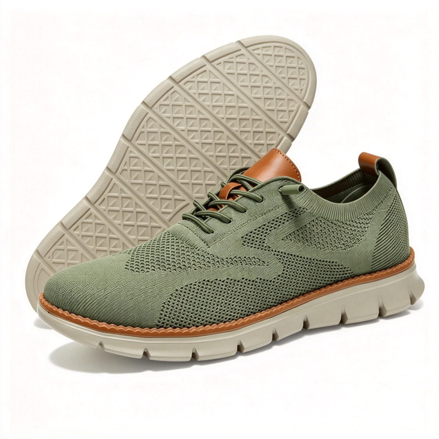 💥Secret Offer🔥 Ultra Comfy Men's Breathable Knit Lace-Up Casual Shoes