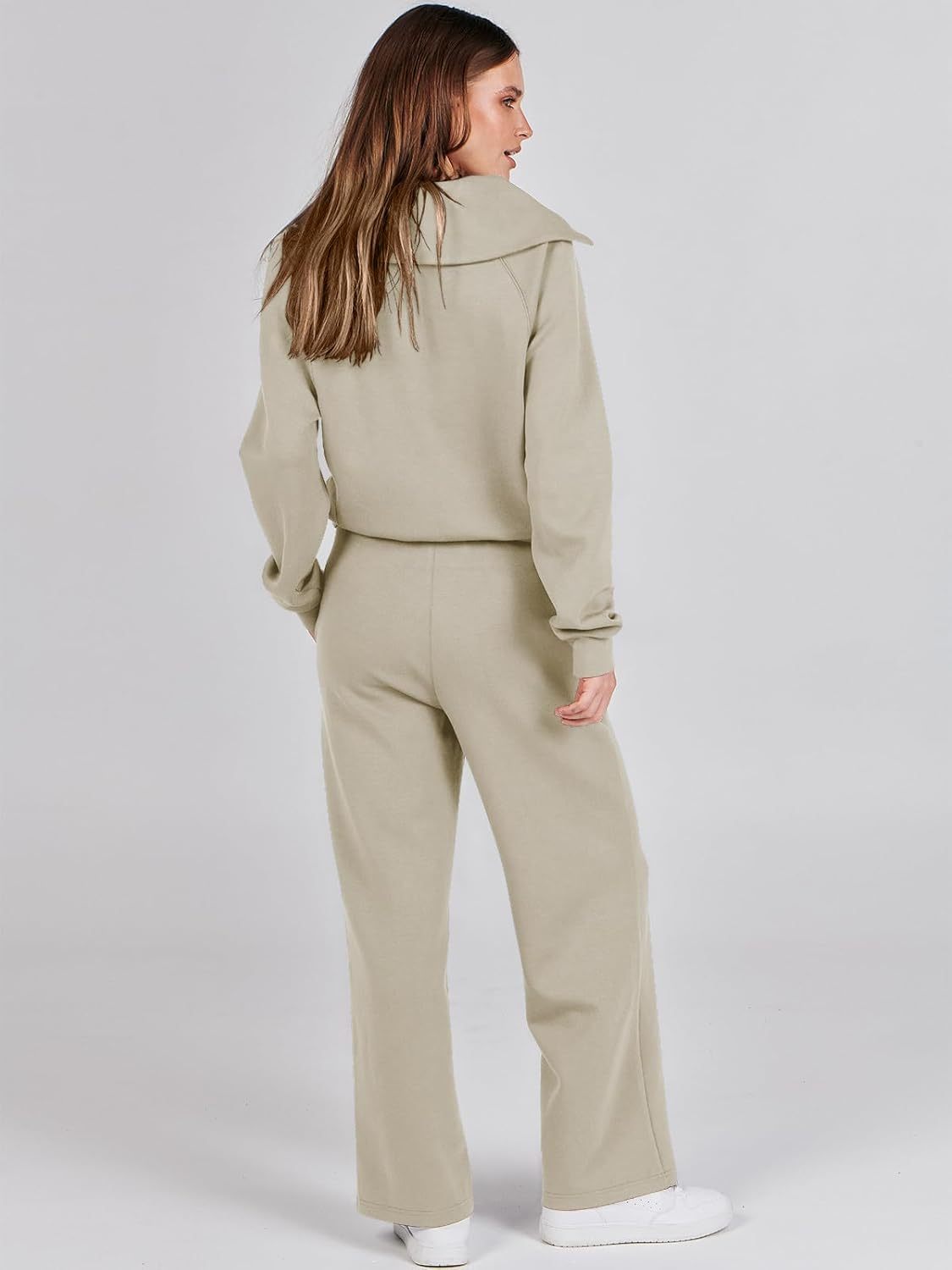 2024 Fall Trendy Outfits Oversized Two Piece Sweatsuit