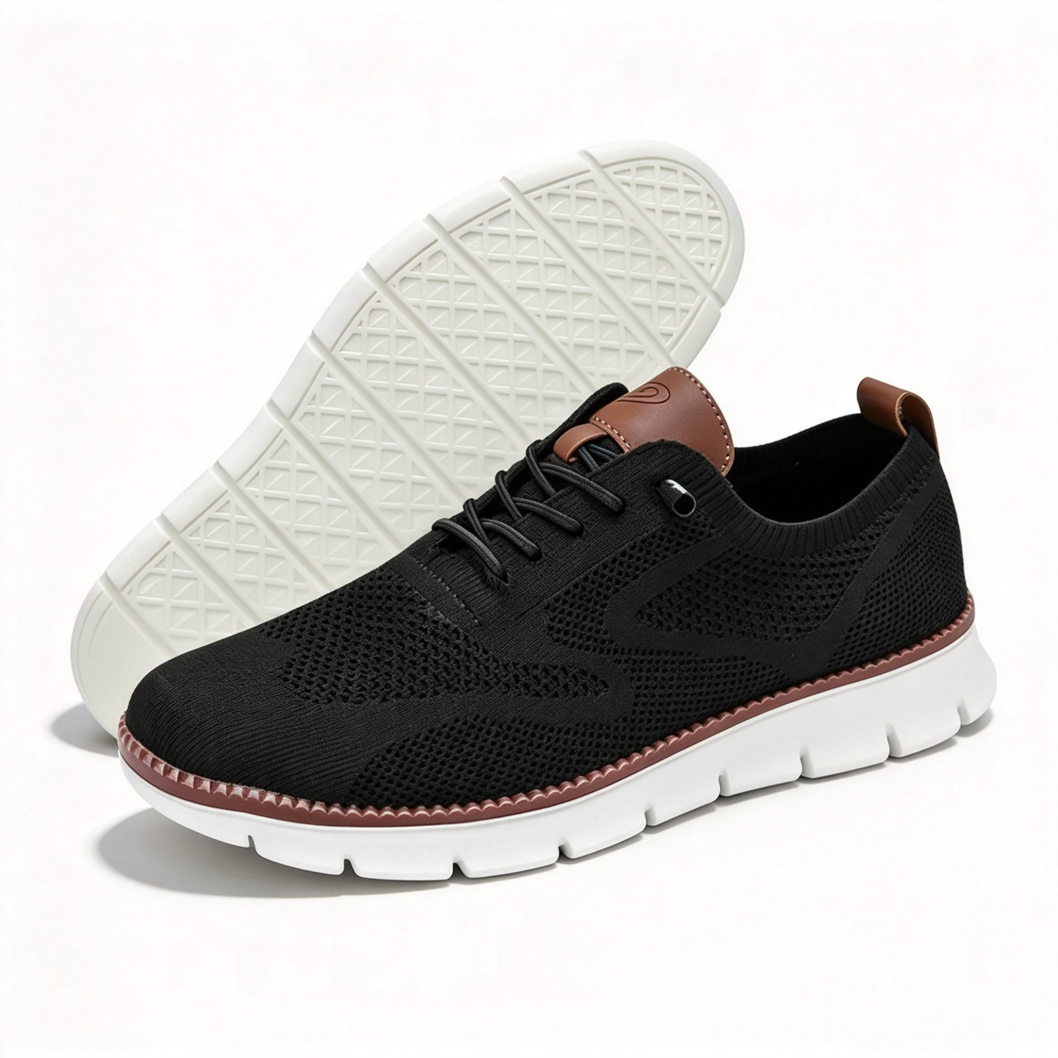 💥Secret Offer🔥 Ultra Comfy Men's Breathable Knit Lace-Up Casual Shoes