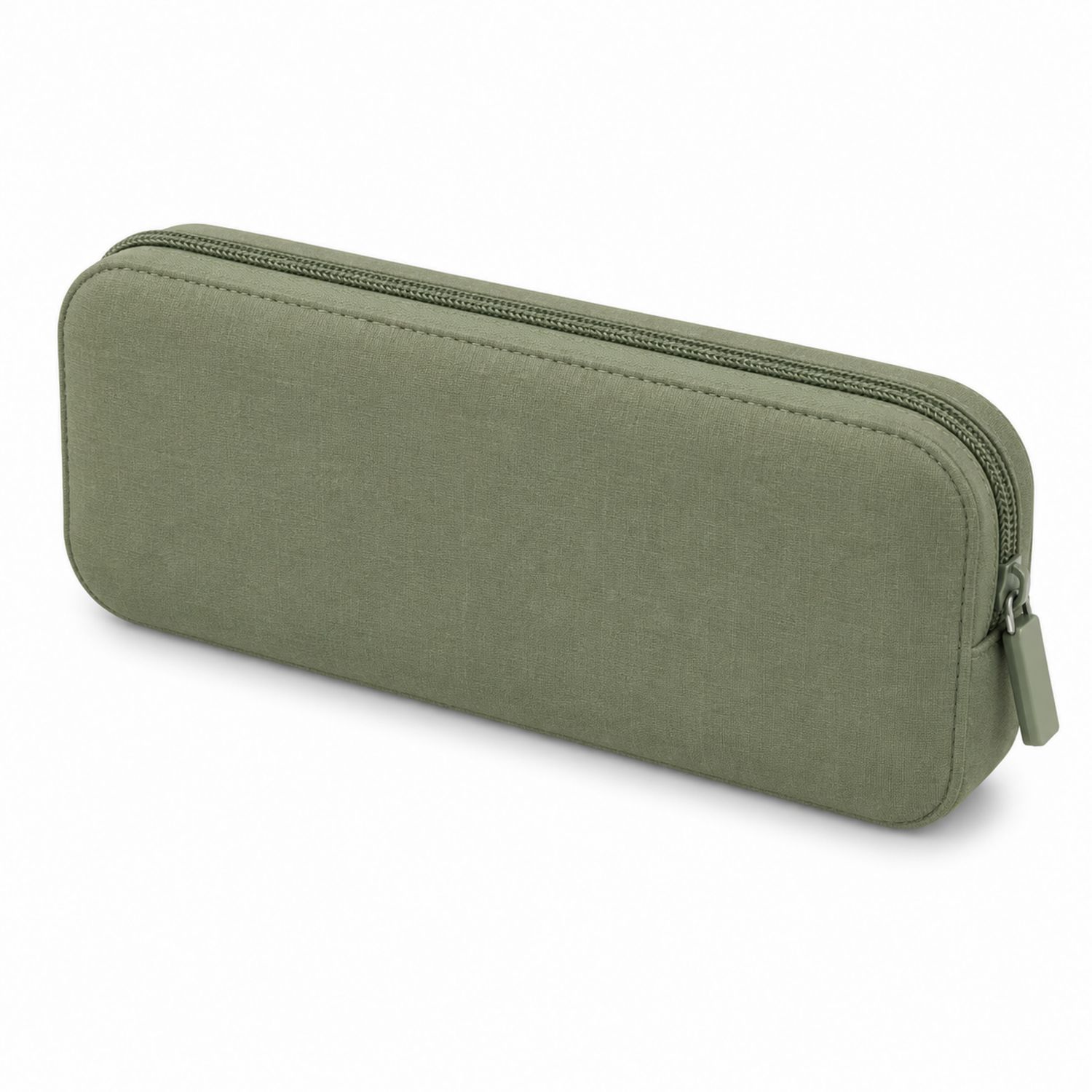 Astuccio Rettangolare Verde Oliva con Cerniera