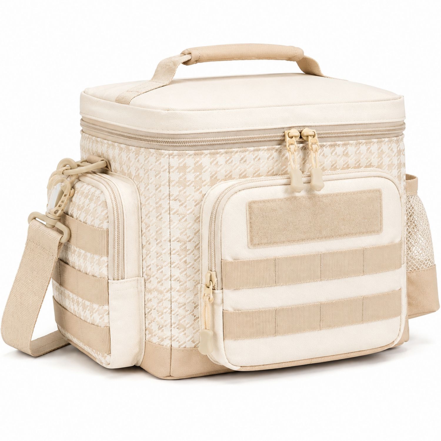 Borsa Termica Isolata a Tracolla Beige 15L
