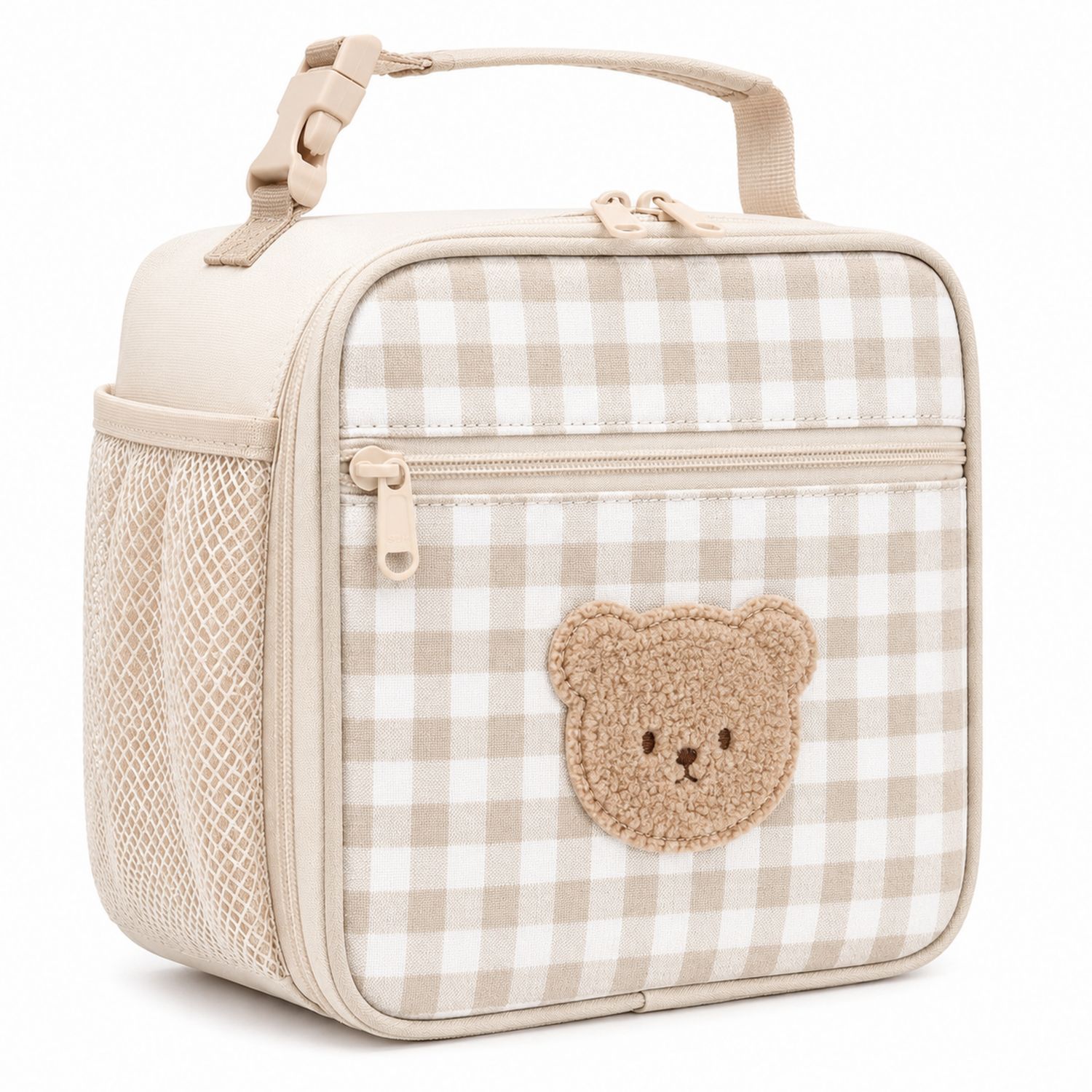 Borsa Termica per Bambini con Motivo Orsetto Beige