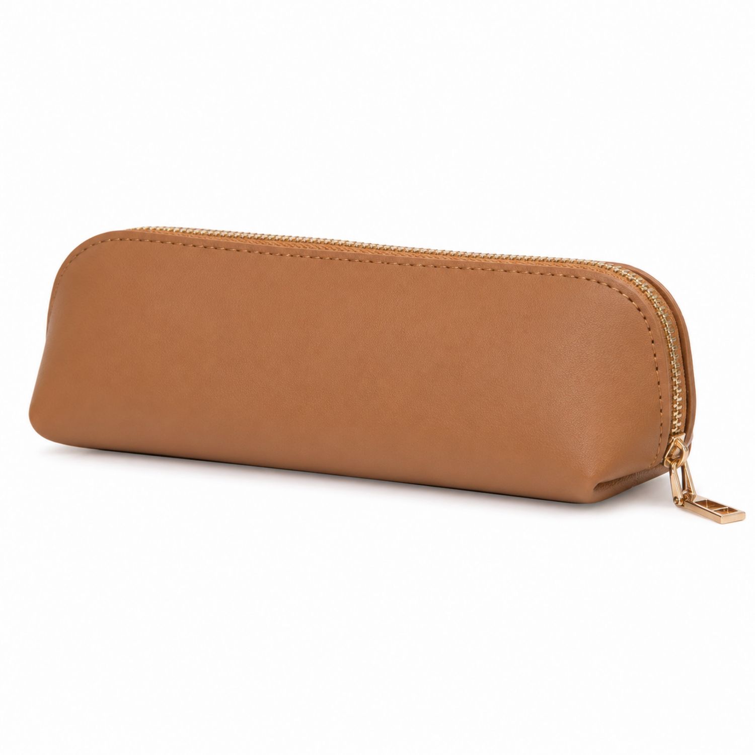 Astuccio con Cerniera Marrone Chic