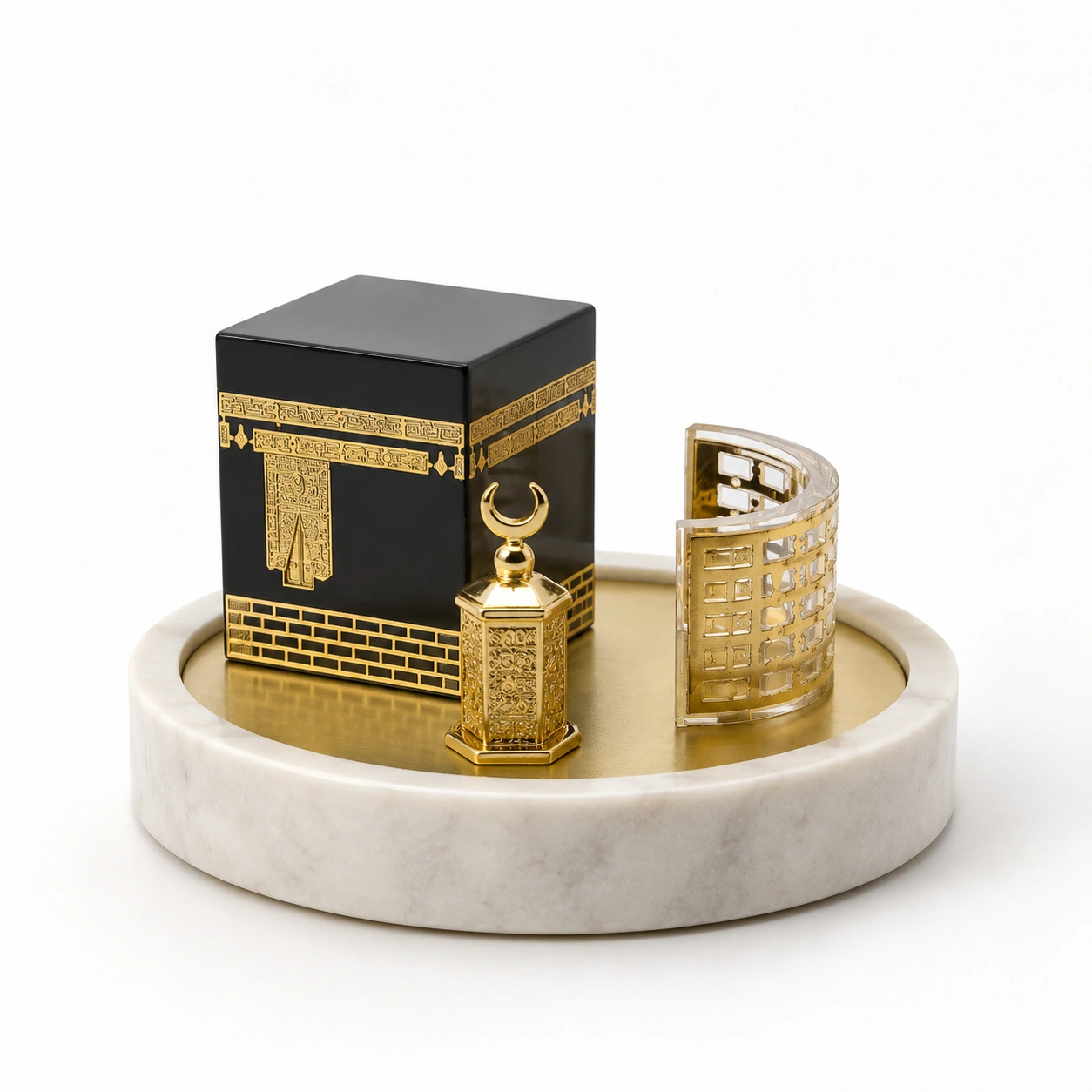 Kaaba Deko Box Premium Schwarz Gold-NovelleaLiving