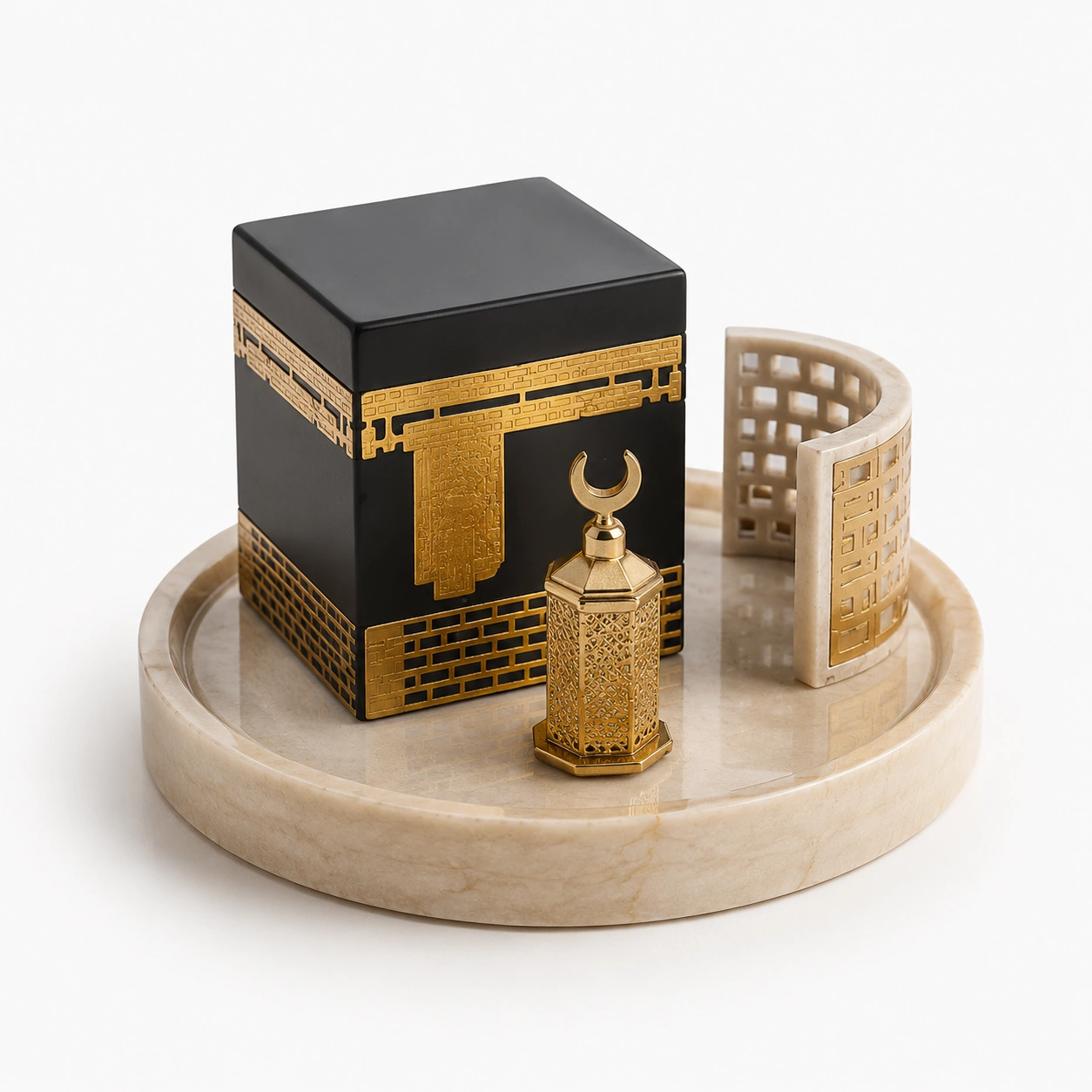 Kaaba Schmuckbox Beige Gold-NovelleaLiving