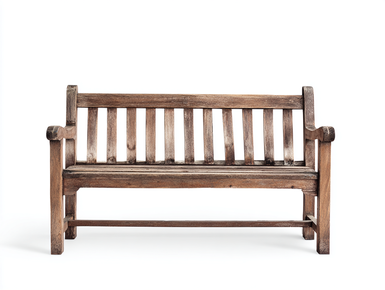 Panche da giardino - Legno - 145x59x89 cm - Marrone vintage - Stile rustico-Lumanihaus