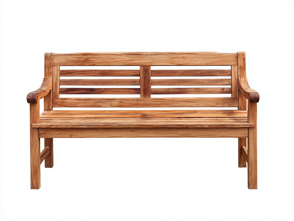Panche da giardino - Legno - 146x58x89 cm - Marrone chiaro - Stile naturale-Lumanihaus