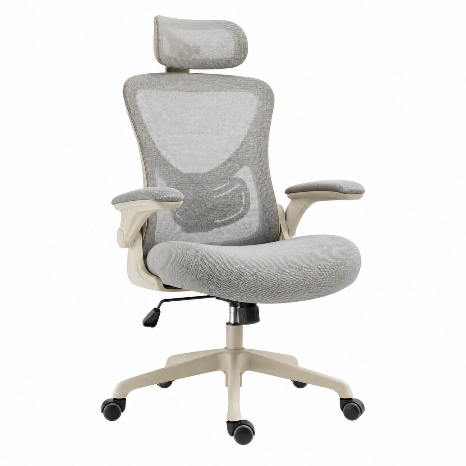 Sedia ergonomica da ufficio con schienale in rete e seduta regolabile