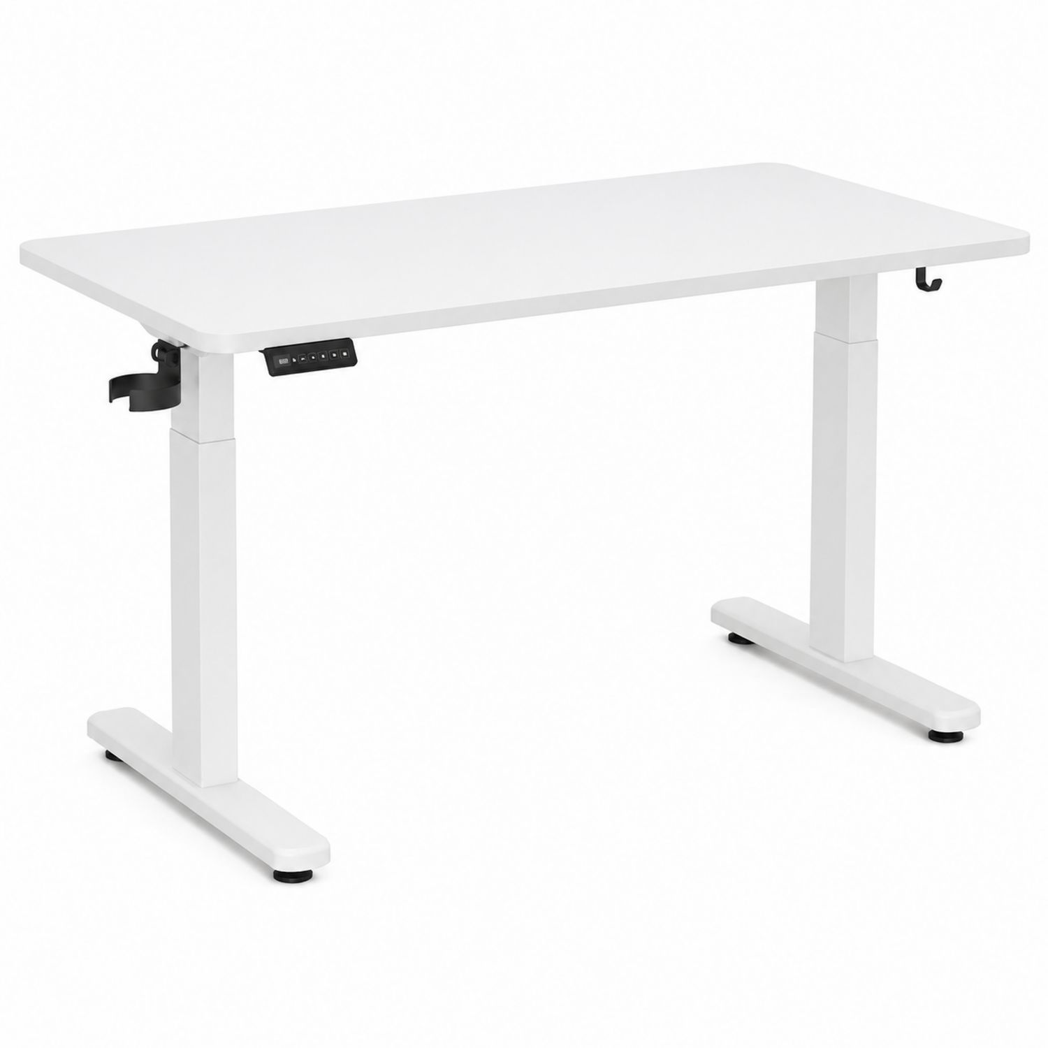 Scrivania elevabile MDF e acciaio 120x60x70-120cm