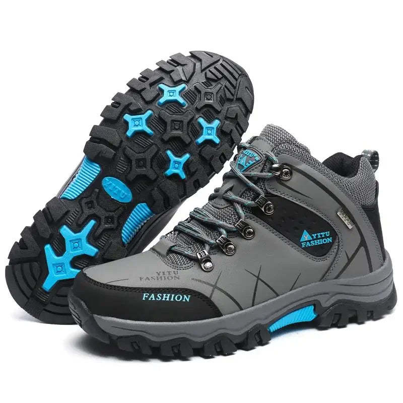 Men's outdoor waterproof mountaineering snow sports shoes