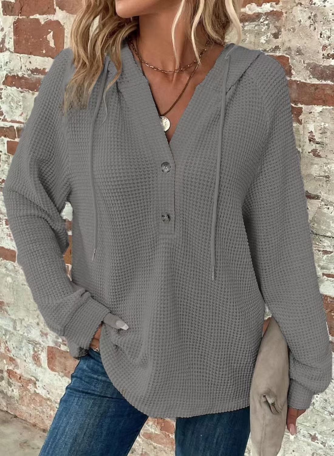 CLEARANCE SALE🔥 Women's Knitted Long Sleeve Casual Sweatshirt