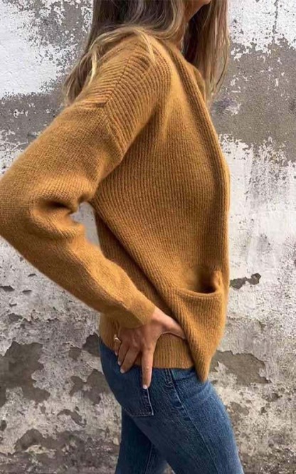 【Buy 2 Free Shipping】CLEARANCE SALE🔥 Round Neck Zipper Knitted Jacket