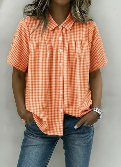 Today 49% off🔥Women’s Casual Gingham Checkered Shirt