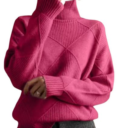 CASHMERE TURTLENECK SWEATER CARDIGAN