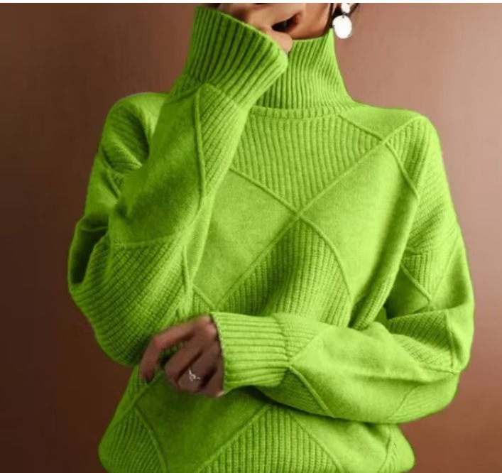 CASHMERE TURTLENECK SWEATER CARDIGAN