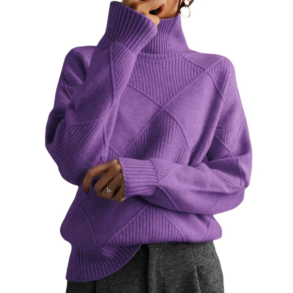 CASHMERE TURTLENECK SWEATER CARDIGAN