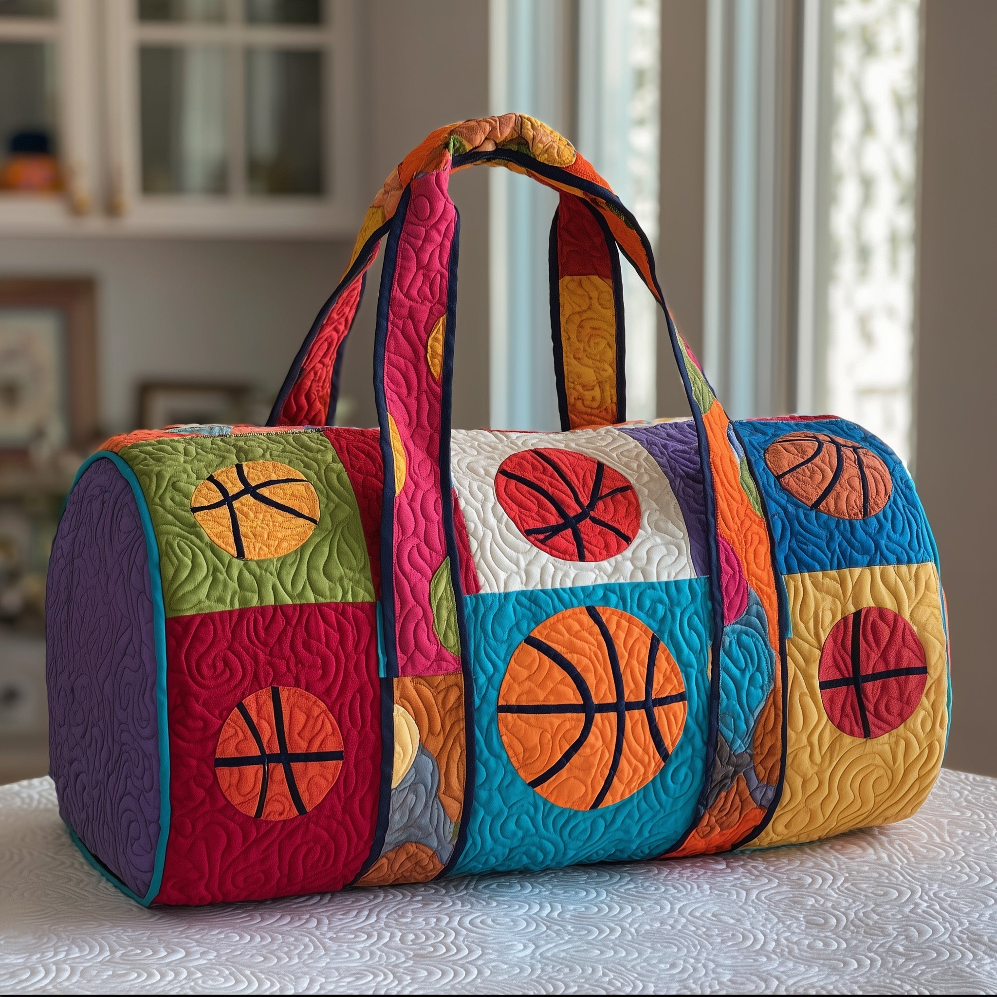 Basketball Quilted Duffle Bag GFTOMA3428