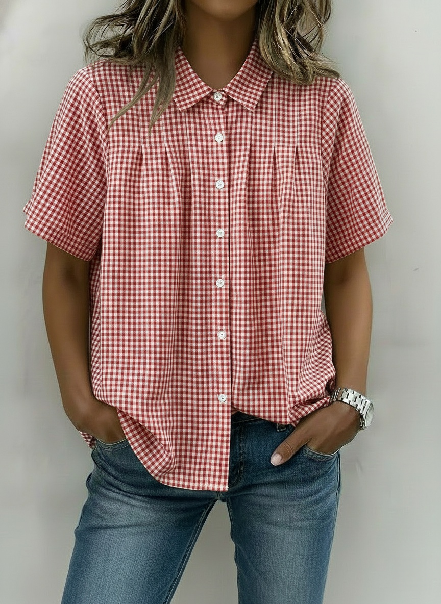 Today 49% off🔥Women’s Casual Gingham Checkered Shirt