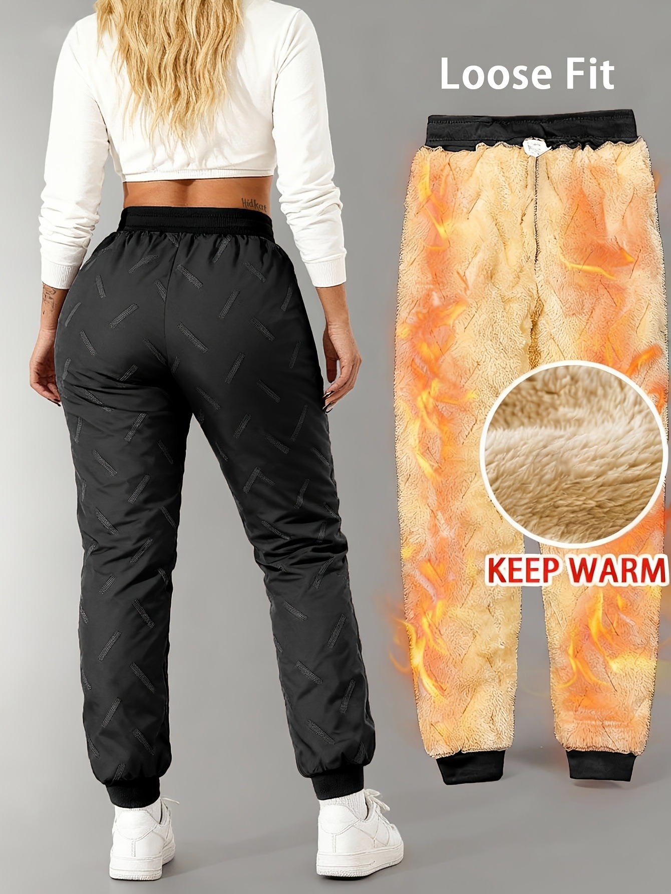 Women’s Fleece Lined Winter Jogger Pants
