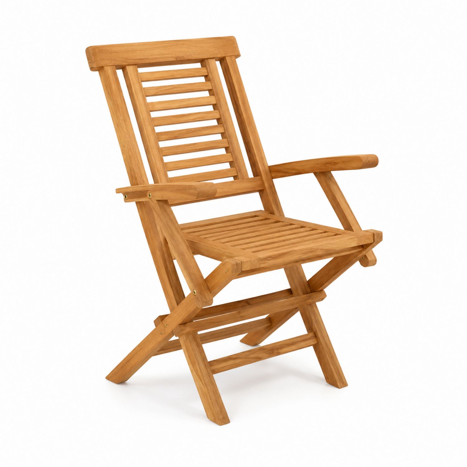 Klappstuhl aus Teakholz, 88 cm, Natur