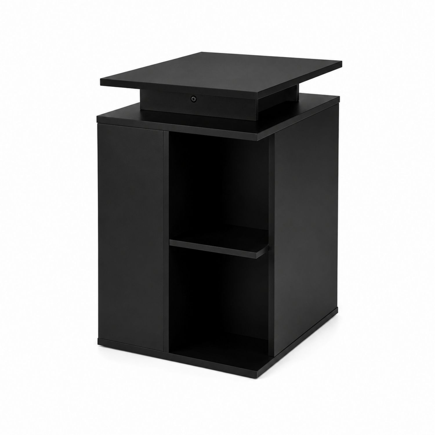 Aktenschrank Schwarz MDF 90x45x60 cm
