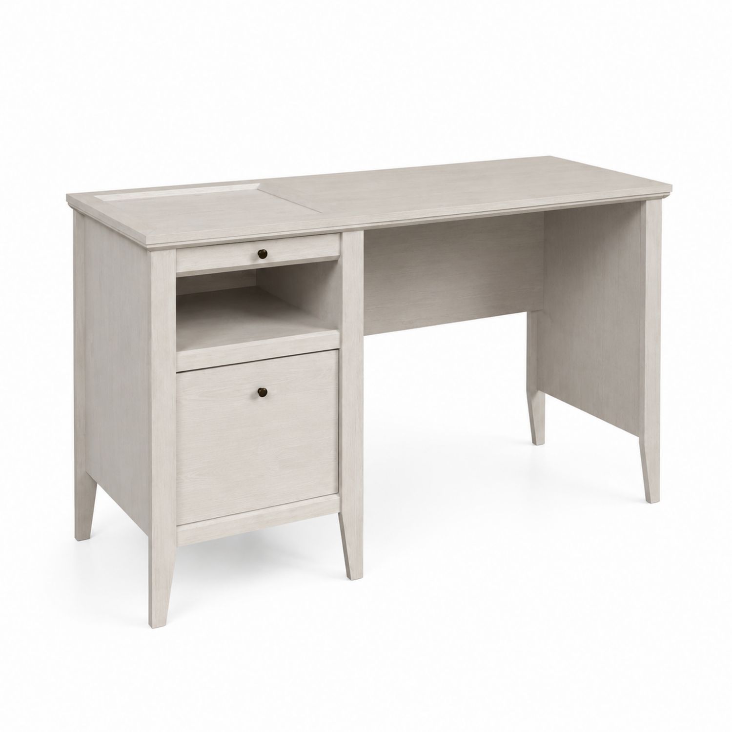 Rechteckiger Schreibtisch 120x60cm MDF Weiß