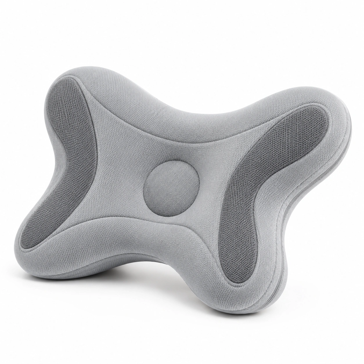 Cuscino Ortopedico Ergonomico per Supporto Lombare Grigio-HOMEVETRA