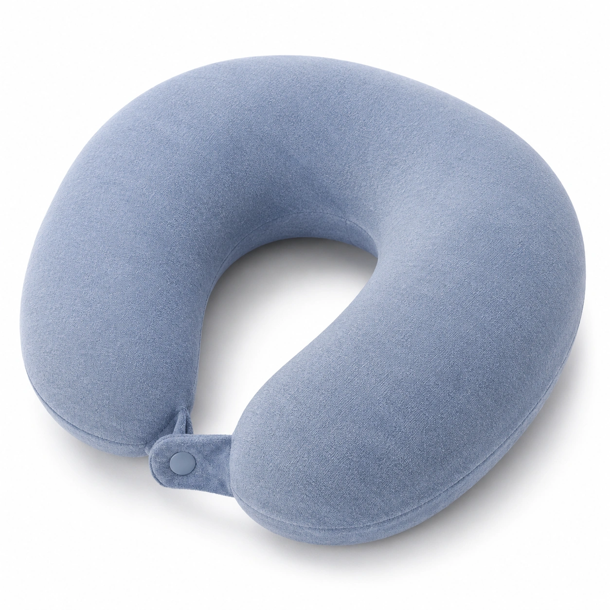 Cuscino da Viaggio in Memory Foam Blu con Supporto Ergonomico-JORQELVIN