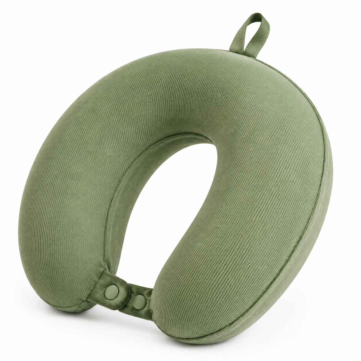Cuscino da viaggio ergonomico verde salvia-JORQELVIN
