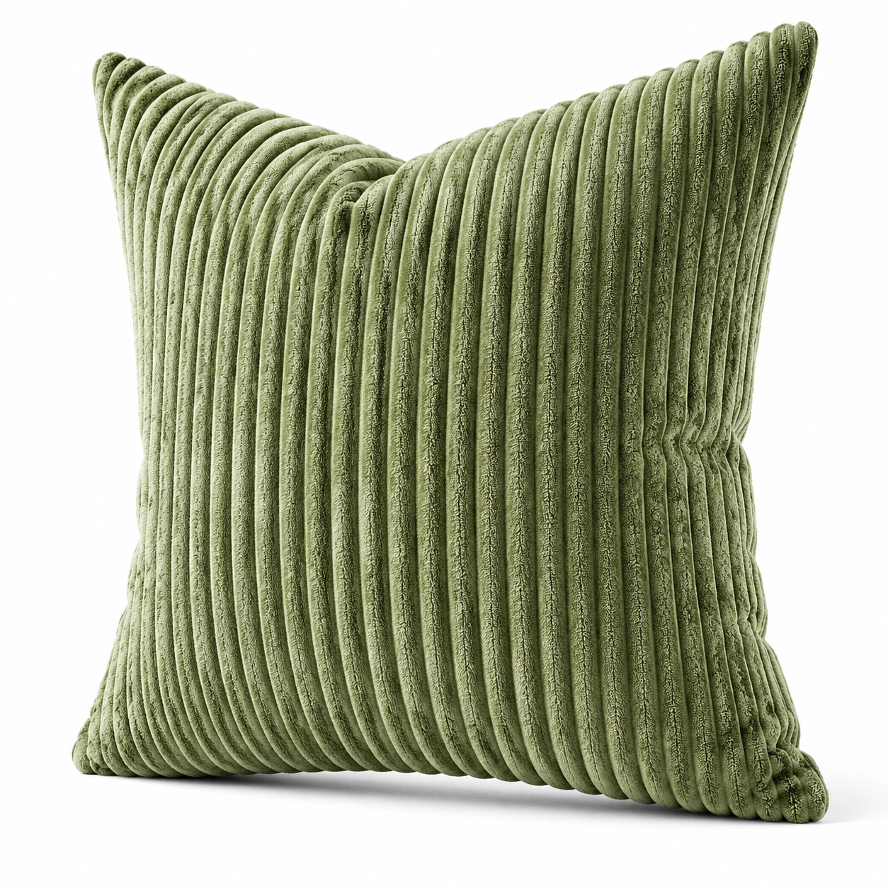 Cuscino Decorativo Verde a Coste 50x50 cm-JORQELVIN