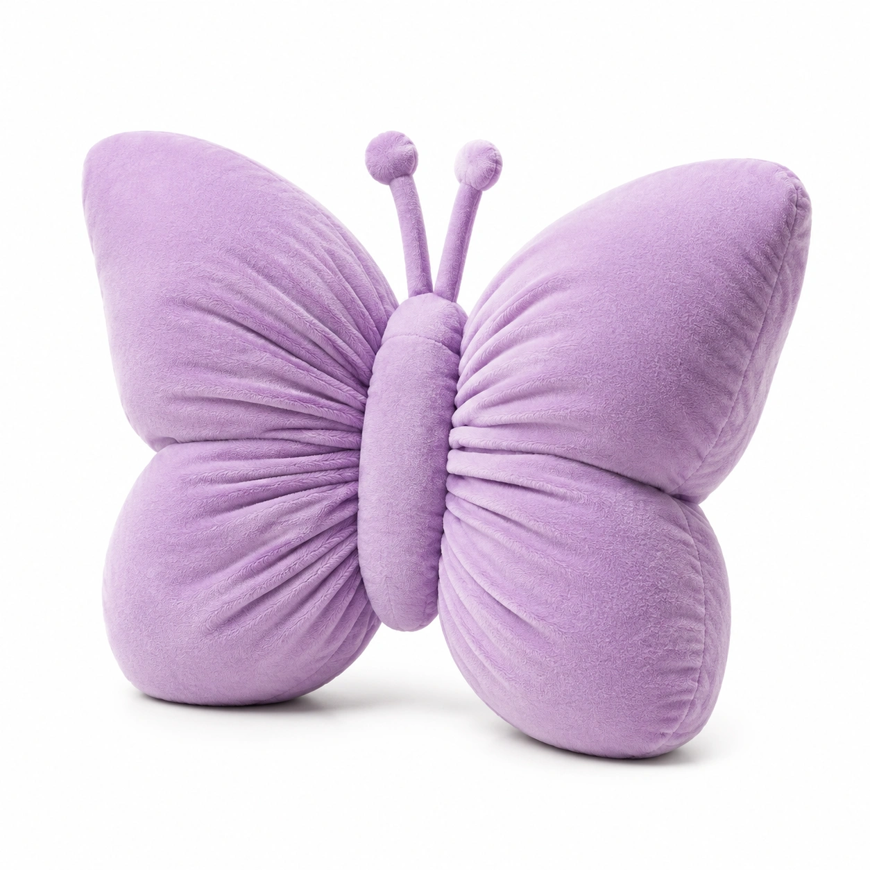 Cuscino Decorativo Farfalla in Peluche Viola-JORQELVIN