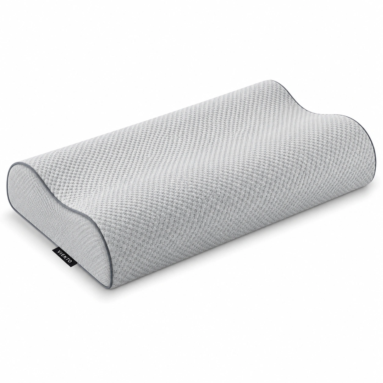 Cuscino Cervicale Ergonomico Memory Foam Grigio 60x35x12 cm-JORQELVIN