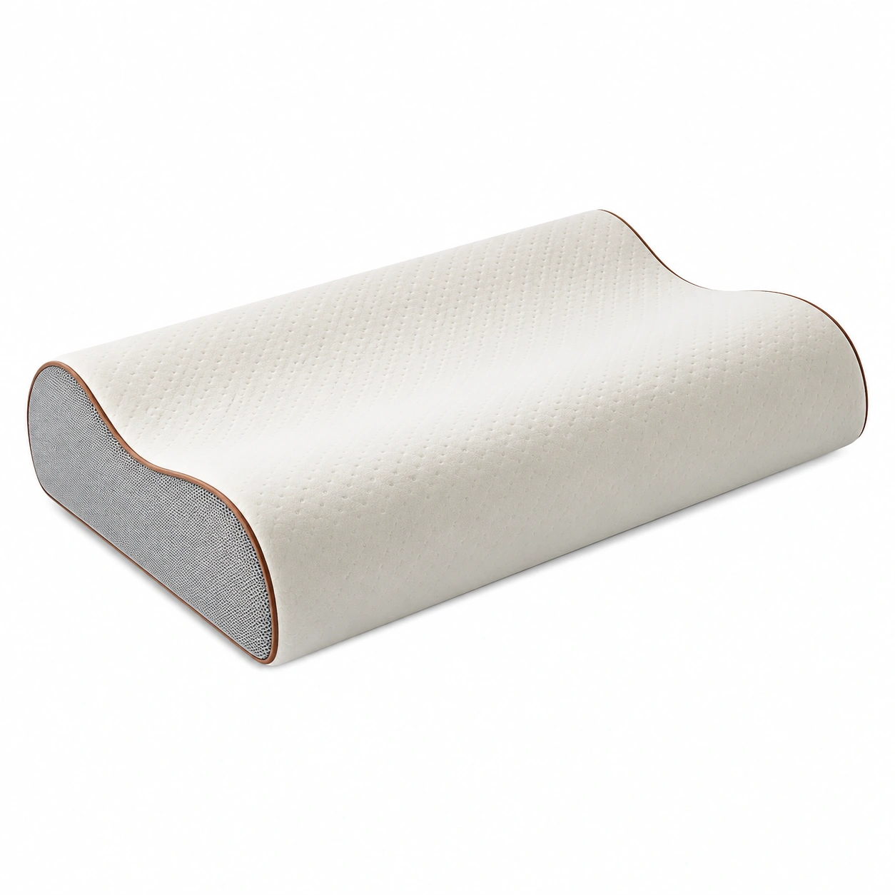Cuscino Ergonomico Ortopedico Memory Foam Bianco-JORQELVIN