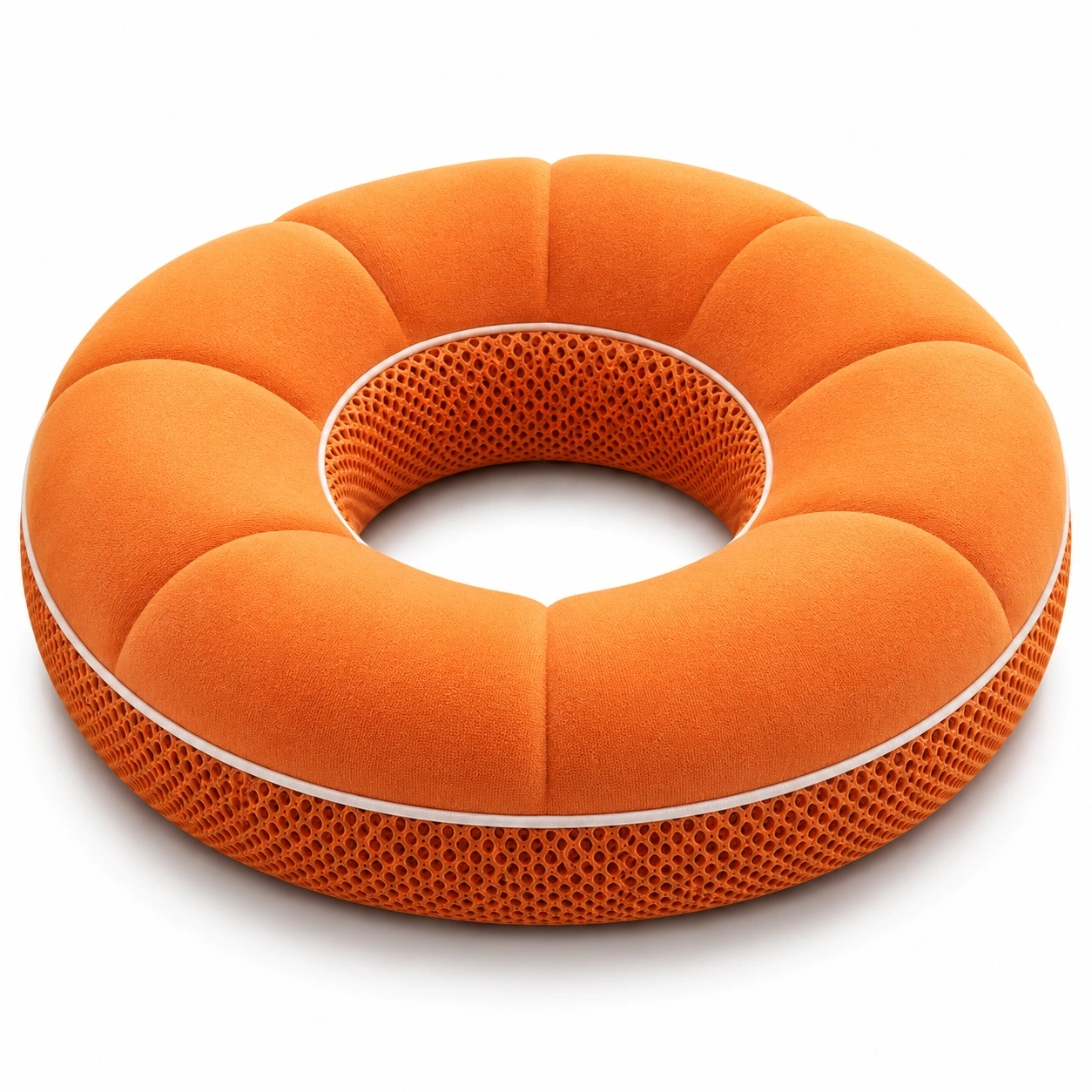 Cuscino Circolare Ergonomico Arancione-JORQELVIN