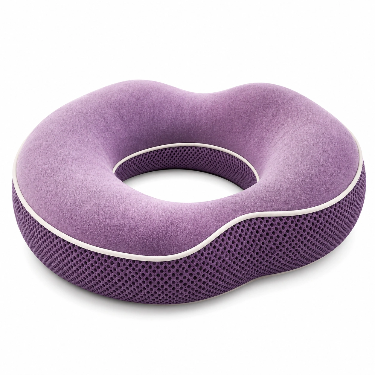 Cuscino Ortopedico a Ciambella Ergonomico Viola-JORQELVIN