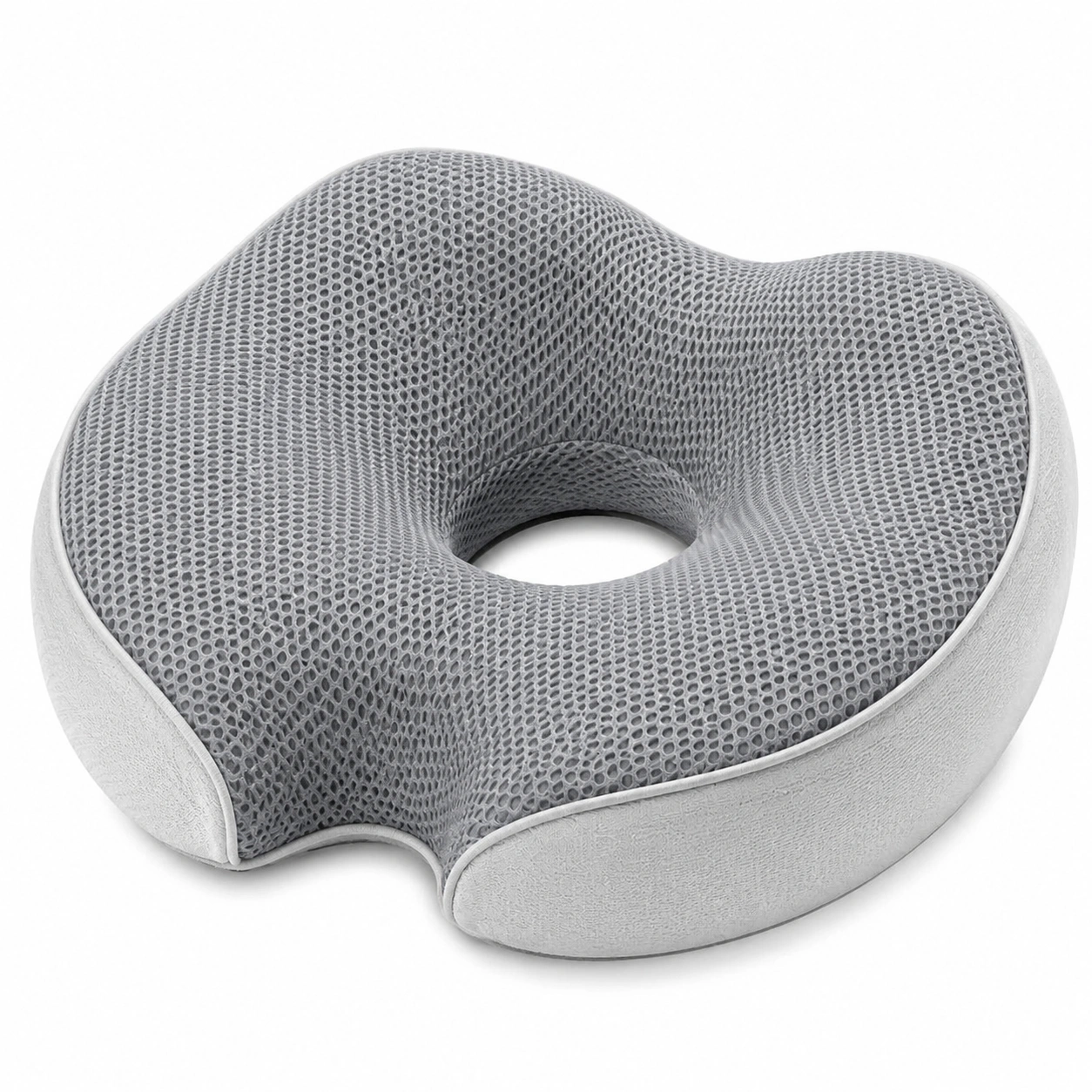 Cuscino Ergonomico Ortopedico Grigio per Sedia, Supporto e Comfort-JORQELVIN